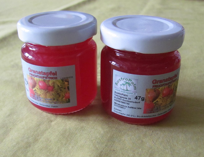 Granatapfel-Fruchtaufstrich 47g - BIO